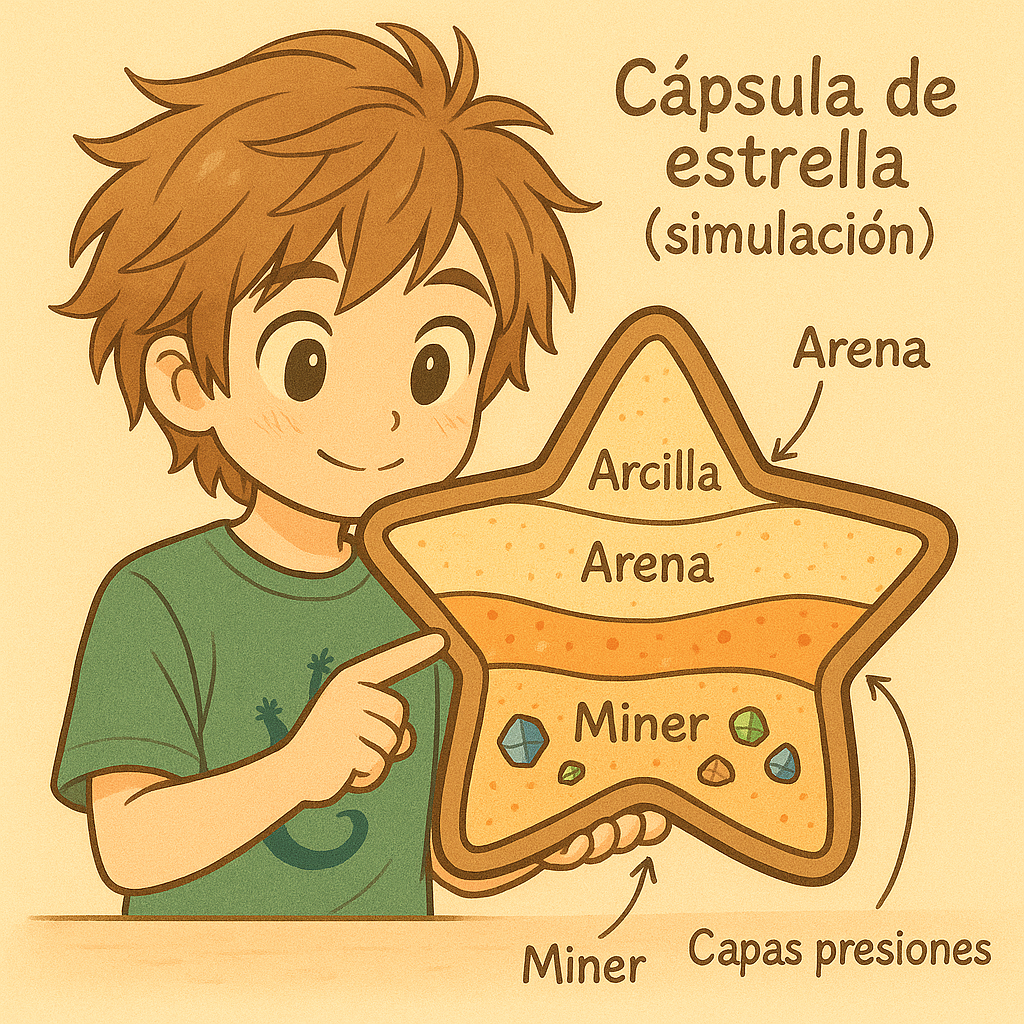 Cápsula de estrella (simulación)